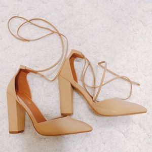 Nude Block Heel 5.5